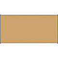 Lorell® Cork Board, 96" x 48", Aluminum Frame With Silver/Black Finish 1 thumbnail image