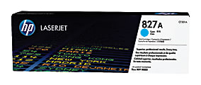 HP 827A Cyan Toner Cartridge, CF301A