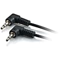 C2G 6ft 3.5mm Right Angled M/M Stereo Audio Cable - Audio cable - mini-phone stereo 3.5 mm male to min - 40584 1 thumbnail image