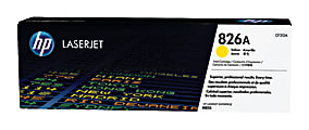 HP 826A Yellow Toner Cartridge, CF312A