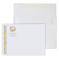 Gummed Seal, White Wove Announcement Envelopes, 5-1/4" x 7-1/4", Full-Color, Custom A7, Box Of 50