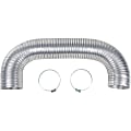 Certified Appliance Accessories Semi-Rigid Dryer Vent Duct, 8ft, for Dryer, 6"H, 96"L, Silver 1 thumbnail image