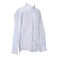 Royal Park Men's Uniform, Long-Sleeve Oxford Polo Shirt, Large, White