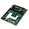 StarTech.com Dual mSATA SSD to 2.5" SATA RAID Adapter Converter