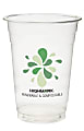Highmark® ECO Compostable Plastic Cups, 16 Oz, Clear, Pack Of 500 1 thumbnail image