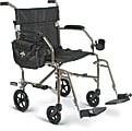 Medline Ultralight Freedom 2 Transport Chair, Silver 1 thumbnail image