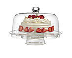 Multifunction 12" Cake Stand, 13 Oz. Bowl, Clear