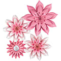 Teacher Created Resources Paper Flowers, Pink Blossoms, Pack Of 4 Paper Flowers