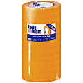 Tape Logic® Color Masking Tape, 3" Core, 0.75" x 180', Orange, Case Of 12