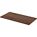 Lorell® Quadro Sit-To-Stand Laminate Table Top, 48"W x 24"D, Walnut 1 thumbnail image