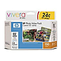 HP 02 Tri-Color Ink Cartridge And 150-Sheet Photo Paper Value Pack, Q7964AN 1 thumbnail image
