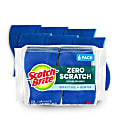 Scotch-Brite Zero Scratch Sponges, 6 Scrubbing Sponges, Great For Washing Dishes and Cleaning Kitchen