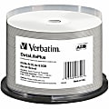 Verbatim DVD+R DL 8.5GB 8X DataLifePlus White Thermal Printable, Hub Printable - 50pk Spindle - 120mm - Printable - Thermal Printable 1 thumbnail image