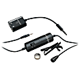 Audio-Technica ATR3350iS Microphone - 15 Hz to 18 kHz - Wired - 19.69 ft -54 dB - Condenser - Lapel - Mini-phone 1 thumbnail image