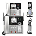 VTech® CM18445 4-Line Small Business Office Phone System Bundle with 2 Desksets, 1 Handset and 1 Headset 1 thumbnail image