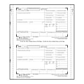 W-2 Wage And Tax Statement, 1-Wide Official IRS Format Reporting, 6-Part Carbonless 30% Recycled Continuous Forms, Pack Of 100 1 thumbnail image