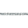 Amscan Christmas Tinsel Snowflake Boa Garlands, 9', Silver, Pack Of 2 Garlands