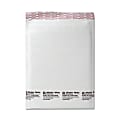 Sealed Air Self-Seal Bubble Mailers, 8 1/2" x 12", White, Case Of 100
