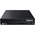 Lenovo ThinkCentre M60e 11LV004UUS Desktop Computer - Intel Core i5 i5-1035G1 Quad-core 1 GHz - 16 GB RAM- 512 GB PCI Express SSD - Tiny - Black - Windows 10 Pro 64-bit - Intel UHD Graphics- 65 W 1 thumbnail image