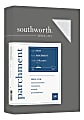 Southworth® Parchment Specialty Paper, 24 Lb., 8 1/2" x 11", Gray, Pack Of 500 1 thumbnail image
