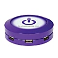 ChargeHub X7 7-Port USB Charger, Round, Purple, CRGRD-X7-006