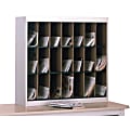 Mayline® Kwik-File Mailflow-To-Go™ Vertical Steel Sorter, 21 Fiberboard Pockets, 37"H x 34 3/4"W x 12 3/4"D 1 thumbnail image