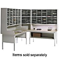 Mayline® Kwik-File Mailflow-To-Go™ 2-Tier Corner Sorter With Riser 24"W, 20 Pockets 1 thumbnail image