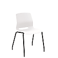 KFI Studios Imme Stack Chair, White/Black 1 thumbnail image