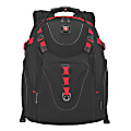 Wenger® Maxxum Laptop Backpack, Black/Red