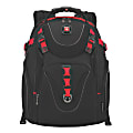 Wenger® Maxxum Laptop Backpack, Black/Red 1 thumbnail image
