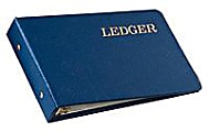 Wilson Jones® Ledger Ring Binder, 5 1/2" x 8 1/2", Black 1 thumbnail image