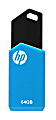 HP v150w USB 2.0 Flash Drive, 64GB, Blue