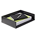 Victor® Midnight Black Collection Stacking Letter Tray
