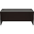 Lorell® 71"W Computer Desk, Espresso