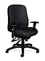 Offices To Go™ Mid-Back Chair, Multifunction, 2"H x 24 1/2"W x 26"D, Black 1 thumbnail image