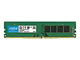 Crucial - DDR4 - module - 8 GB - DIMM 288-pin - 2666 MHz / PC4-21300 - CL19 - 1.2 V - unbuffered - non-ECC