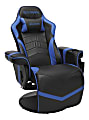 Respawn 900 Racing-Style Bonded Leather Gaming Recliner, Black/Blue 1 thumbnail image