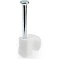 StarTech.com 100 Pk (M) Cable Clips w/ Nail - Reusable Nail-in Clamps - Cord Mounting/Holding Clips - Cable Tacks Wire Fasteners White TAA