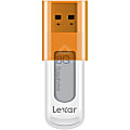 Lexar JumpDrive S50 USB 2.0 Flash Drive, 8GB, Orange White