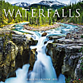 Willow Creek Press Mini Wall Calendar, 7” x 7”, Waterfalls, January To December 2023