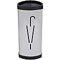 Alba Large Triangular Umbrella Stand - 25.4" x 6.1" x 13" x - Steel, ABS Plastic - 1 Each - Black, Gray 1 thumbnail image