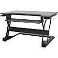 Ergotron WorkFit-T 35"W Sit-Stand Desk Converter With Adjustable Height, Black