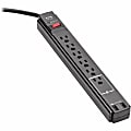 Eaton Tripp Lite Series Protect It! 6-Outlet Surge Protector, 6 ft. Cord, 990 Joules, 2 USB Ports (2.1A), Black Housing - TLP606USBB 1 thumbnail image