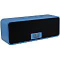 Adesso Xtream S2L Portable Bluetooth Speaker System - Blue - 80 Hz to 20 kHz - Battery Rechargeable - USB