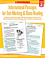 Scholastic Teacher Resources Informational Passages For Text Marking & Close Reading, Grade 2
