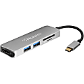 Aluratek USB Type-C Multimedia Hub and Card Reader with HDMI - for Notebook/Tablet PC/Desktop PC - USB Type C - 3 x USB Ports - HDMI - Wired
