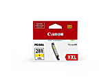 Canon® CLI-281 ChromaLife 100+ Yellow Extra-High-Yield Ink Tank, CLI-281 XXL 1 thumbnail image