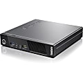 Lenovo ThinkCentre M73 10AY0002US Desktop Computer - Intel Core i7 (4th Gen) i7-4765T 2 GHz - 8 GB DDR3 SDRAM - 180 GB SSD 64-bit - Tiny - Business Black 1 thumbnail image