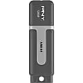 PNY 128GB Turbo USB 3.0 Flash Drive - 128 GB - USB 3.0 - Charcoal Gray - 1 / Pack