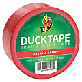 Duck Brand Brand Color Duct Tape - 20 yd Length x 1.88" Width - Red - For Repairing, Color Coding, Packing, Crafting - 1 Roll 1 thumbnail image